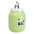 thumbnail image 4 of Acrobatic Green Panda Bears Green Mug With Anime Panda Figurine Handle Lid, 4 of 10