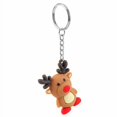 thumbnail image 1 of Keychain Christmas Themed Silicone Pendant Key Ring Bag Decorative Attachment Alloy Keychain, Type 5, 1 of 1