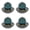 Teal, variant on Sunnydaze Modern Teal Ceramic Tabletop Water Fountain with Orb