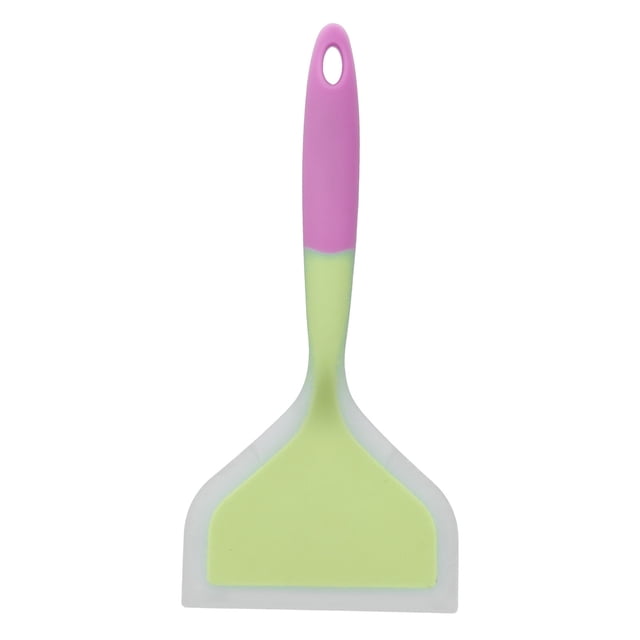 Wide Spatula, Silicone Wide Spatula Spatula Transparent Cooking Spatula Pancakes For Pancakes For Meat Green Spatula Head