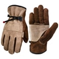 thumbnail image 2 of Extra Large Cowhide Leather Work Gloves, Puncture Resistant for Men, Heavy Duty for Welding, Gardening, Construction, and Handling Rough Materials, 2 of 8
