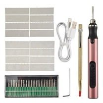 Rechargeable Cordless Mini Engraver Pen DIY Engraving Tool Kit for Metal Glass Ceramic Plastic Wood Jewelry Stencils A