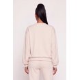 thumbnail image 4 of Women's Rhinestone Drop Shoulder Fleece Lined Sweatshirt, 4 of 4