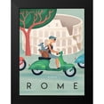 thumbnail image 2 of Wickstrom, Martin 19x24 Black Modern Framed Museum Art Print Titled - Rome, 2 of 5