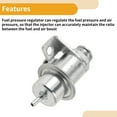 thumbnail image 4 of Unique Bargains Fuel Pressure Regulator Fuel Pump Regulator for Toyota Century 1991-1993 No.17112555/17112589/17122283 Metal Corrosion Resistant 20-70 Psi 1 Pcs, 4 of 6