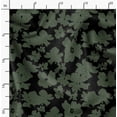 thumbnail image 6 of Soimoi Florals Printed, Japan Crepe SatinFabric, by The Yard 54 Inch Wide, Decorative Sewing Fabric for Dresses Kimonos Gowns, Black & Olive Green, 6 of 6