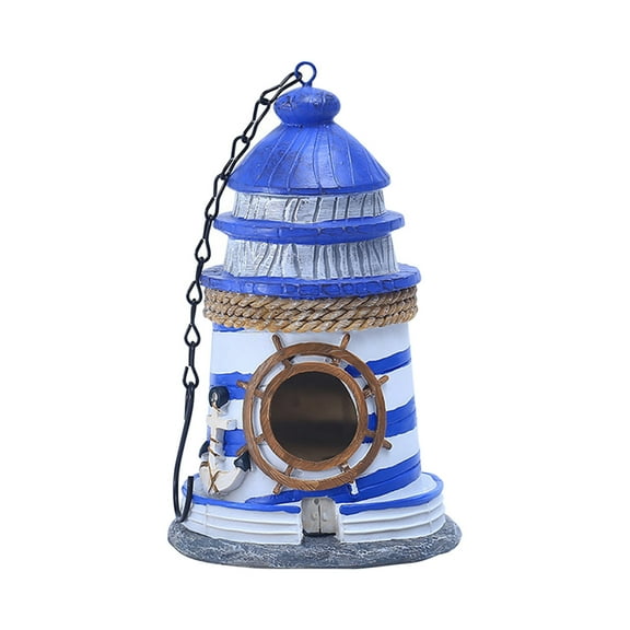 HHBEAUTY Hanging Birdhouse, Garden Decor, Decorative Bird House for Yard and Garden Decoration, Hanging Novelty Birdhouse for Outdoor Patio, Hummingbird Houses Gift for Bird Lovers