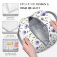 thumbnail image 3 of Balery Purple Chicory Bolsa de Almuerzo para Mujeres, Caja de Almuerzo, Bolsa de Almuerzo Pequeña Impermeable, Tote de Almuerzo Reutilizable con Gran Capacidad, 3 of 6