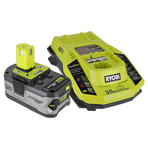 Ryobi P108 One+ 18V 4.0AH Lithium Ion Battery and P117 One+ Dual
