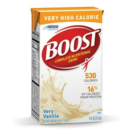Boost Very High Calorie Nutritional Drink 4390018216 8 oz 1 Each, Very (Best High Calorie Foods)
