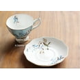 180ML, fine bone china coffee cup and saucer and spoon, funny fashion