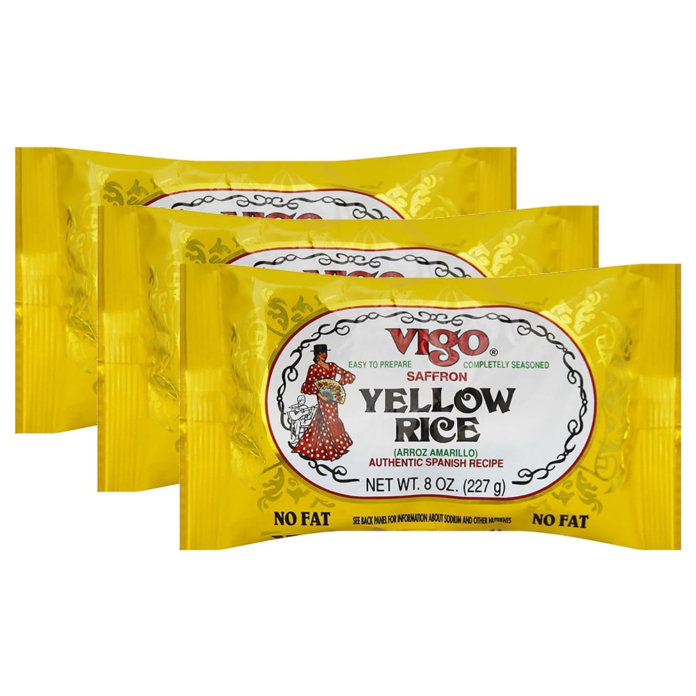 (3 Pack) Vigo Rice, Yellow, 8 oz - Walmart.com - Walmart.com