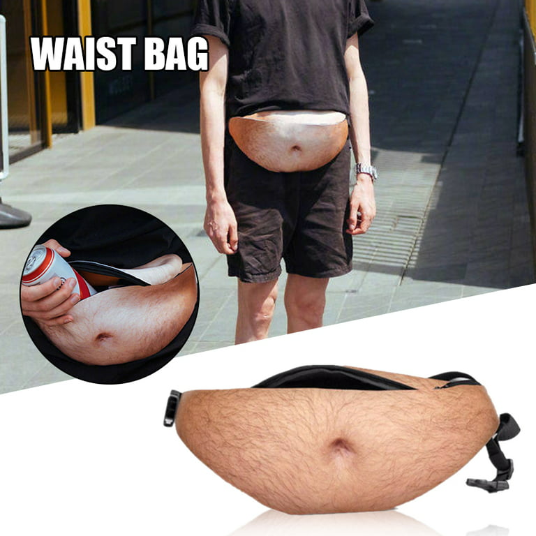 Rotere Byttehandel krone Dad Bag Fake Beer Belly Waist Pack Unisex Funny Pack Father's Day Funny Gag  Gifts - Walmart.com
