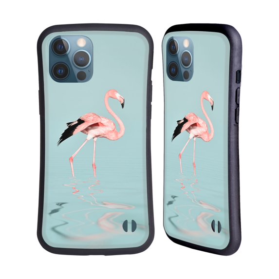 Head Case Designs Officially Licensed LebensArt Beings Flamingo Hybrid Case Compatible with Apple iPhone 12 Pro Max