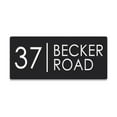 thumbnail image 1 of Personalised House Number Plaque DIY House Sign Door Sign Number Plate Acrylic P3T2, 1 of 5
