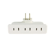 GoGreen Power 6-Outlet Wall Tap, Tan, 16000TT - Walmart.com