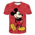 thumbnail image 2 of Camisetas de verano para niños de Mickey Mouse, camisetas de moda para chicas, camisetas de manga corta, ropa informal de la serie Disney para niños de 1 a 14 años, disfraces 7T Gao Jinjia LED, 2 of 2