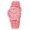 Pink_1, variant on GENEVA Brand Women Watches 2023 New Fashion Ladies Quartz Wrist Watch Rubber Strap Simple Casual Watches for Women Reloj Mujer black_5