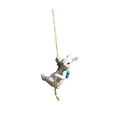 thumbnail image 4 of Estatua de animal trepador en miniatura, decoración de jardín, accesorios de , divertida figura de trepador, escultura de animal de resina para Estatua del conejo trepador, 4 of 8