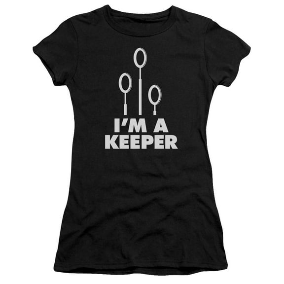 Harry Potter Keeper S/S Junior Women's T-Shirt Sheer Black