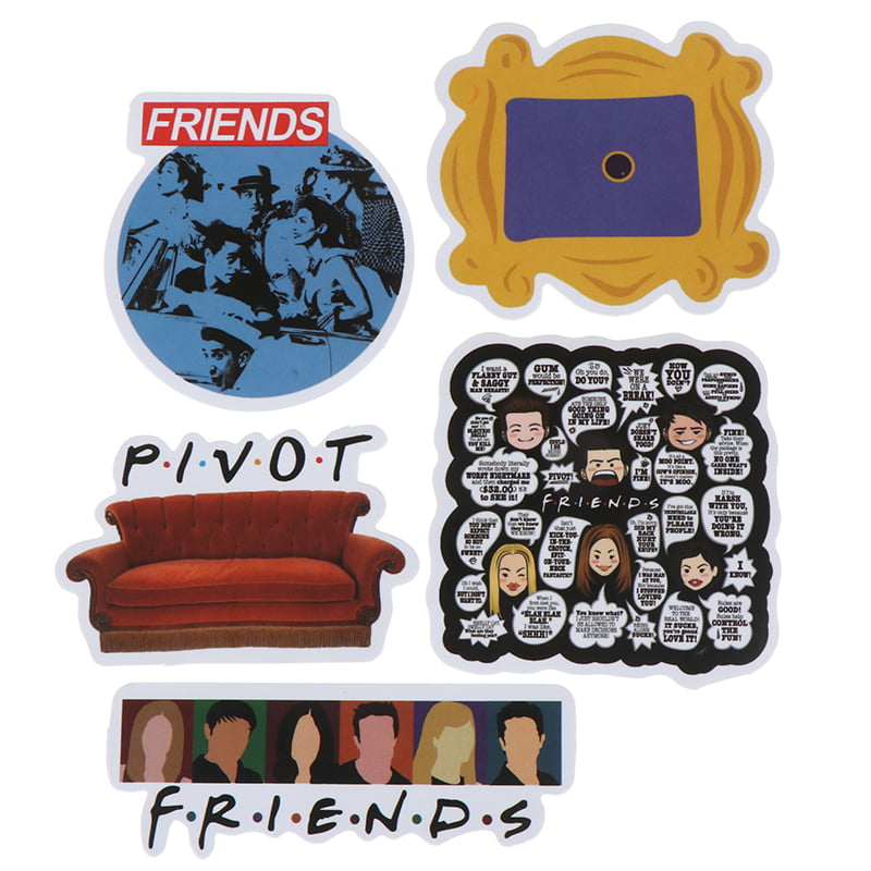 50x Friends stickers DIY scrapbooking album luggage laptop phone decalTSNI 