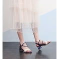 thumbnail image 4 of Heeled Sandals Fashion Cross Strap Open Toe High Heel Sandals Party Sandals, 4 of 10
