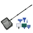 thumbnail image 2 of Algal Scraper Kit 6 In 1 Aquarium Fish Tank Cleaning Tool Kit Net Brush Algal Scraper Gravel Rake Fork6 In 1 Tool, 2 of 8