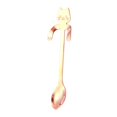 thumbnail image 4 of Set de cucharas de acero inoxidable para amantes de los gatos, 4 of 8