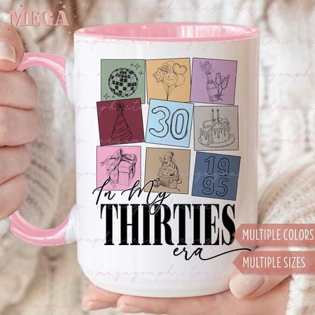 30th Birthday Gifts Thirties Era Mug 30th Birthday Mug Thirty Birthday Gifts 003302