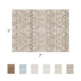 thumbnail image 3 of SIXHOME 5'x7' Area Rugs for Living Room Washable Rugs Boho Large Area Rug Modern Geometric Neutral Living Room Rug Carpet Soft Rugs for Bedroom Dining Room Office Home Decor Dark Brown, 3 of 8