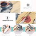 thumbnail image 4 of GZHJMY Fashionable Wolf Plush Pillow Case,Zippered Bed Pillow Pillowcases,Super Soft and Cozy Pillowcase Covers for Sleep - Standard Size 20x26in Home Decor, 4 of 7