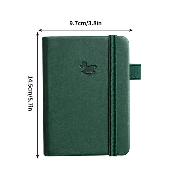 A6 Small Blank Journal Notebook, Leather Hardcover, Handy Pocket Journal Sketchbook for Sketching, Drawing, Painting (Pink & Purple & Light Blue)