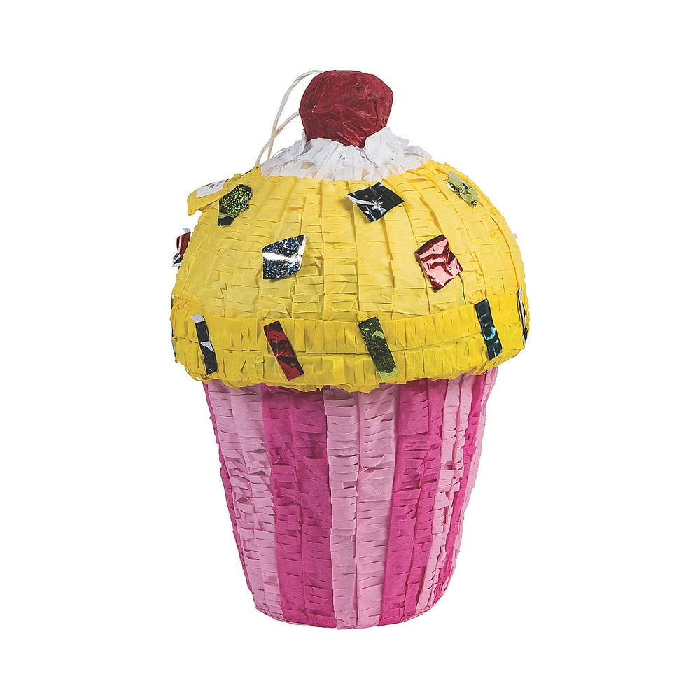 Birthday Celebration Cupcake Pinata Party Decor 1 Piece Walmart