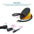 thumbnail image 1 of Foot Pump Portable Foot Air Pump Pump Widely Used Easy to Operate Widely Used Foot Inflator with 2 Nozzles for Swimming Rings Air Bed Inflatables, 1 of 9