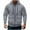 Gray, variant on Dxzfnsa Men's Hoodies Casual Long Sleeve Cargo Jackets for Men Full Zipper Solid Color Sweatshirts with Multiple Pockets Sports Training Loose Hooded Coats