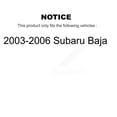 thumbnail image 2 of Transit Auto Rear Strut and TQ Link Kit for Car 2003-2006 Subaru Baja - Left Right Side (Driver Passenger) KSS-106745, 2 of 2
