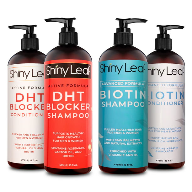 Shiny Leaf Biotin and DHT Blocker Hair Growth Shampoo and
