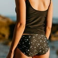 thumbnail image 3 of Trajes de Baño Mujer Conjunto de Bikini Sexy de Rayas Anudadas Para Mujer, Tankinis Divididos Con Tirantes y Estampado de Moda, 3 of 8