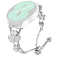 thumbnail image 1 of Metal Strap for Garmin Vivoactive 3 3 Music Watchband Heart Clover Decor Silver Zinc Alloy, 1 of 3