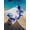 Purple, variant on Outdoor Sun Shade Sail 14'x18', Blue Marble Stone Patio Beach Shade Canopy Cloth Waterproof, Ink Splash Country Marble Abstract TearResistant & UV Protection Sun Sail for Backyard Garden Deck