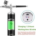 thumbnail image 4 of Autolock Upgraded Airbrush Kit with Air Compressor, Portable Cordless Auto Airbrush Gun Kit, Rechargeable Handheld Airbrush Set for Makeup, Cake Decor, Model Coloring, Nail Art, Tattoo, 4 of 6