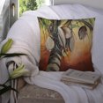 thumbnail image 3 of Carolines Treasures JMK1280PW1414 Orange Coconut Tree Canvas Fabric Decorative Pillow, 3 of 4