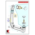 thumbnail image 7 of Keeney 645PVC Cable Driven Bath Drain 1.5 in. Sch. 40 PVC, Polished Chrome, 7 of 7
