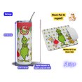 thumbnail image 3 of Termo Tumbler y Mouse Pad SVART 20 oz diseño El Grinch Feliz navidad MD9, 3 of 5