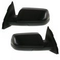 thumbnail image 2 of For 09-12 Flex Rear View Door Mirror Power Heat w/o Puddle Light Black PAIR SET, 2 of 5