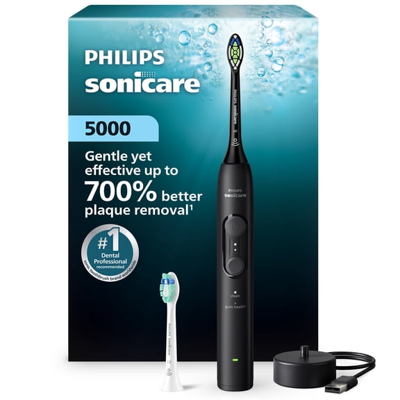 Philips Sonicare 5000 Power Toothbrush, Black HX4042/82