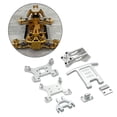 thumbnail image 3 of de actualización RC, soporte de amortiguador, parachoques de ala trasera para 124018 124019 1/12, modelo de vehículos de , Plata Hugo Piezas de actualización RC, 3 of 9