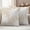 Beige, White, Cream, variant on Pink Palm Trees Outdoor Waterproof Throw Pillow Covers 16x16 Set of 2, Farmhouse Tropical Summer Beach Decorative Pillowcases Cushion Pillowcase for Couch Sofa Patio Outside Pillow Protector