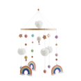 thumbnail image 3 of Móvil de bebé para cuna con decoración de estrella y arcoíris, decoración de habitación de bebé, móvil para bebé, campana de cama colgante creativa Naranja, 3 of 8