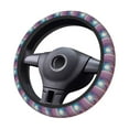 thumbnail image 2 of Rateoe Dreamy Moonlit Window Pattern Elastic Stretch Steering Wheel Cover, Universal 15 inch, Microfiber Breathable , Anti-Slip, Odorless, Easy Carry, 2 of 6